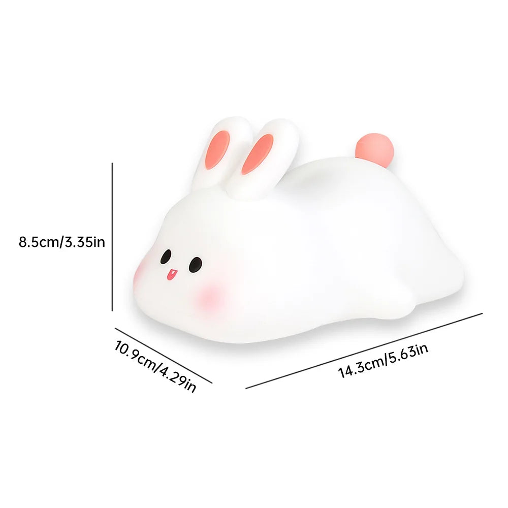 Lampe de Nuit Lapin en Silicone